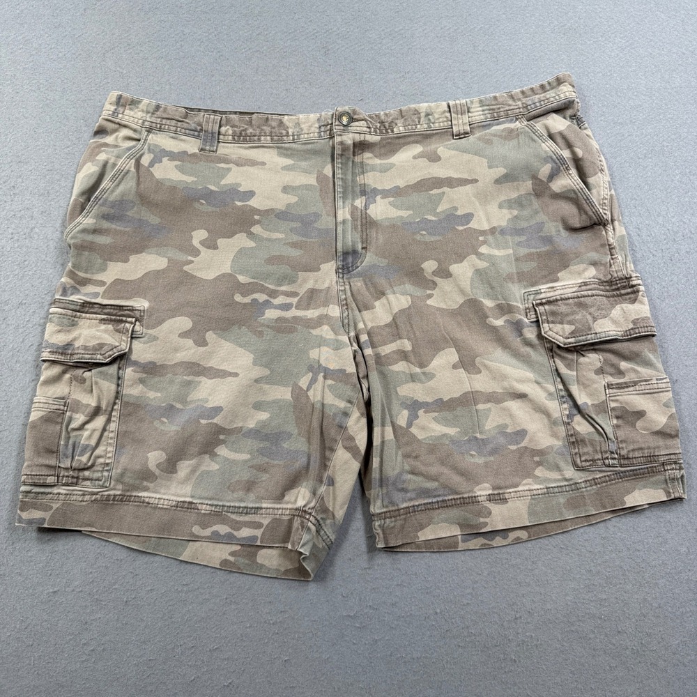 Red Head Cargo Shorts Men's 48 Green Camo Relaxed Fit Utility Hunting Outdoor